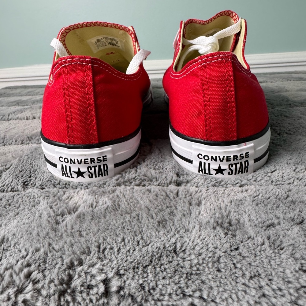 Converse Chuck Taylor All Star Ox Red Unisex Mens M 9.5 Womens W 11.5 NIB M9696 - Picture 4 of 8